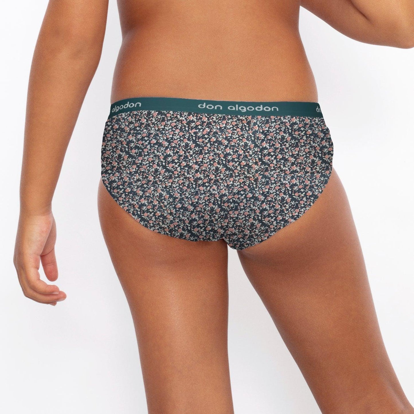 Don Algodon Kids | Pack 6 Braguitas Lisas y Estampadas de Flores Niña | Transpirables - Underwear Essentials