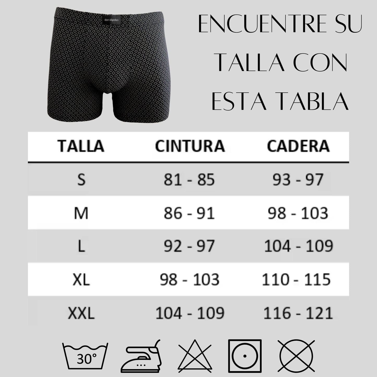 Don Algodon Premium | Pack 3 Boxers para Hombre | Algodón Suave y Transpirable - Underwear Essentials