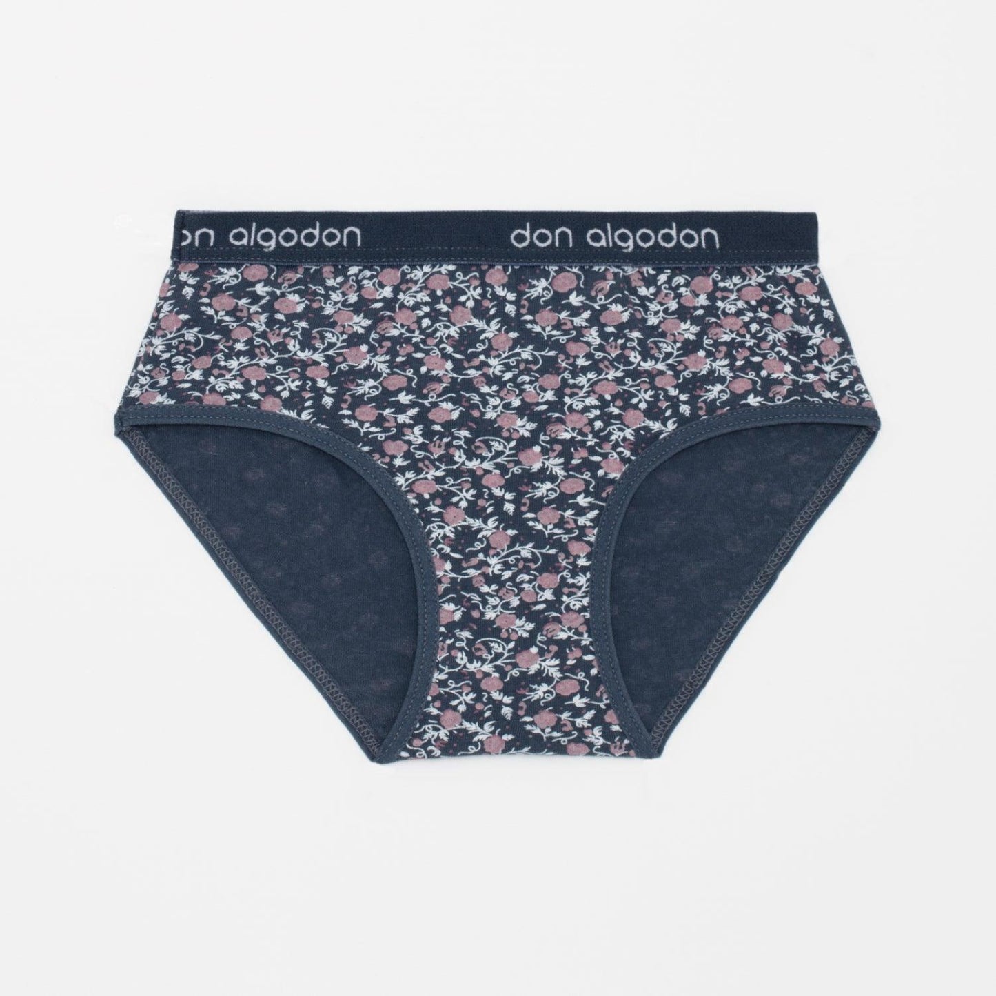 Don Algodon Kids | Pack 6 Braguitas Lisas y Estampadas de Flores Niña | Transpirables - Underwear Essentials