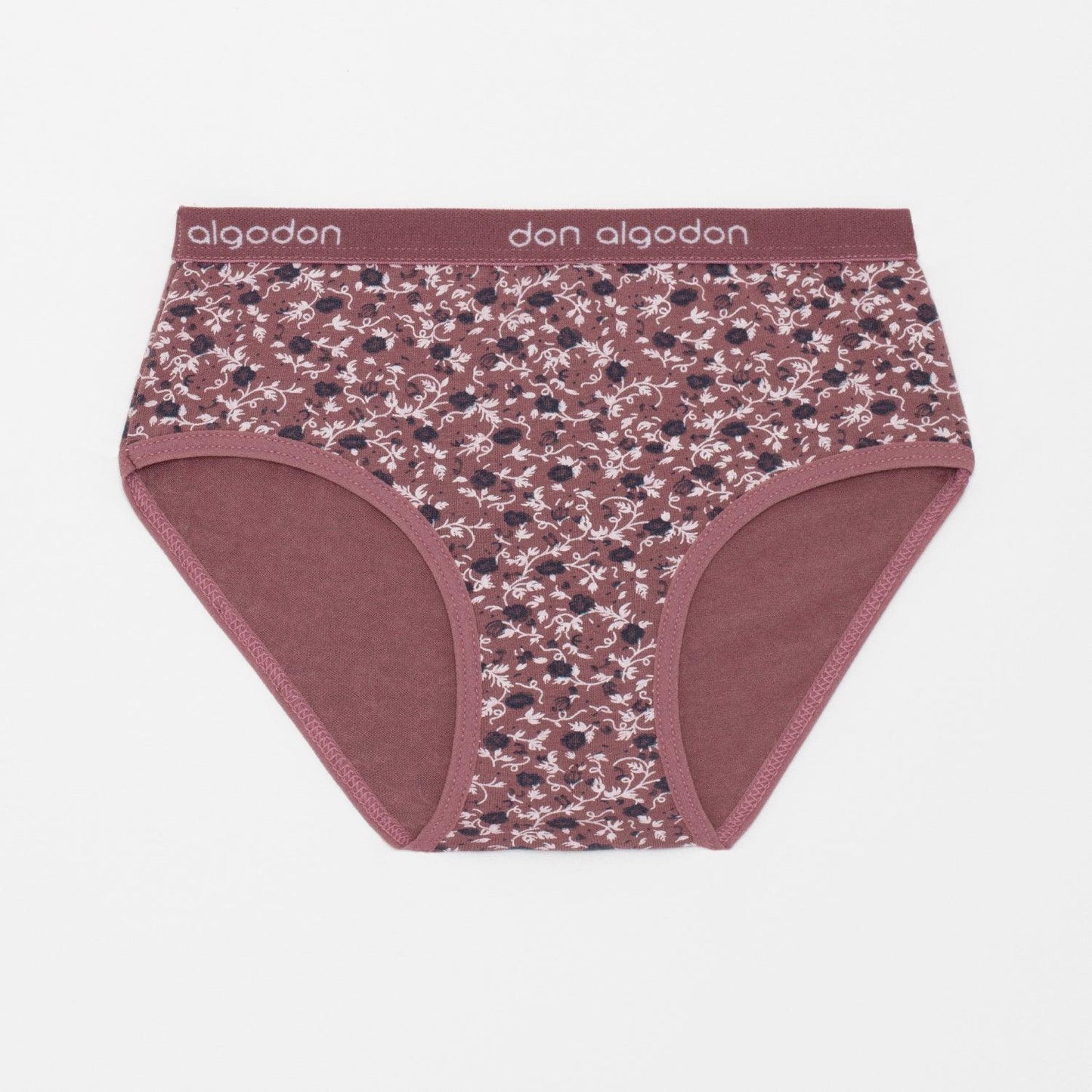 Don Algodon Kids | Pack 6 Braguitas Lisas y Estampadas de Flores Niña | Transpirables - Underwear Essentials