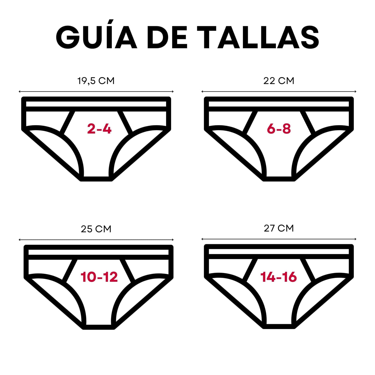 Don Algodon Kids | Pack 6 Calzoncillos Slips Niño Frutas | Transpirables | Para Uso Diario - Underwear Essentials