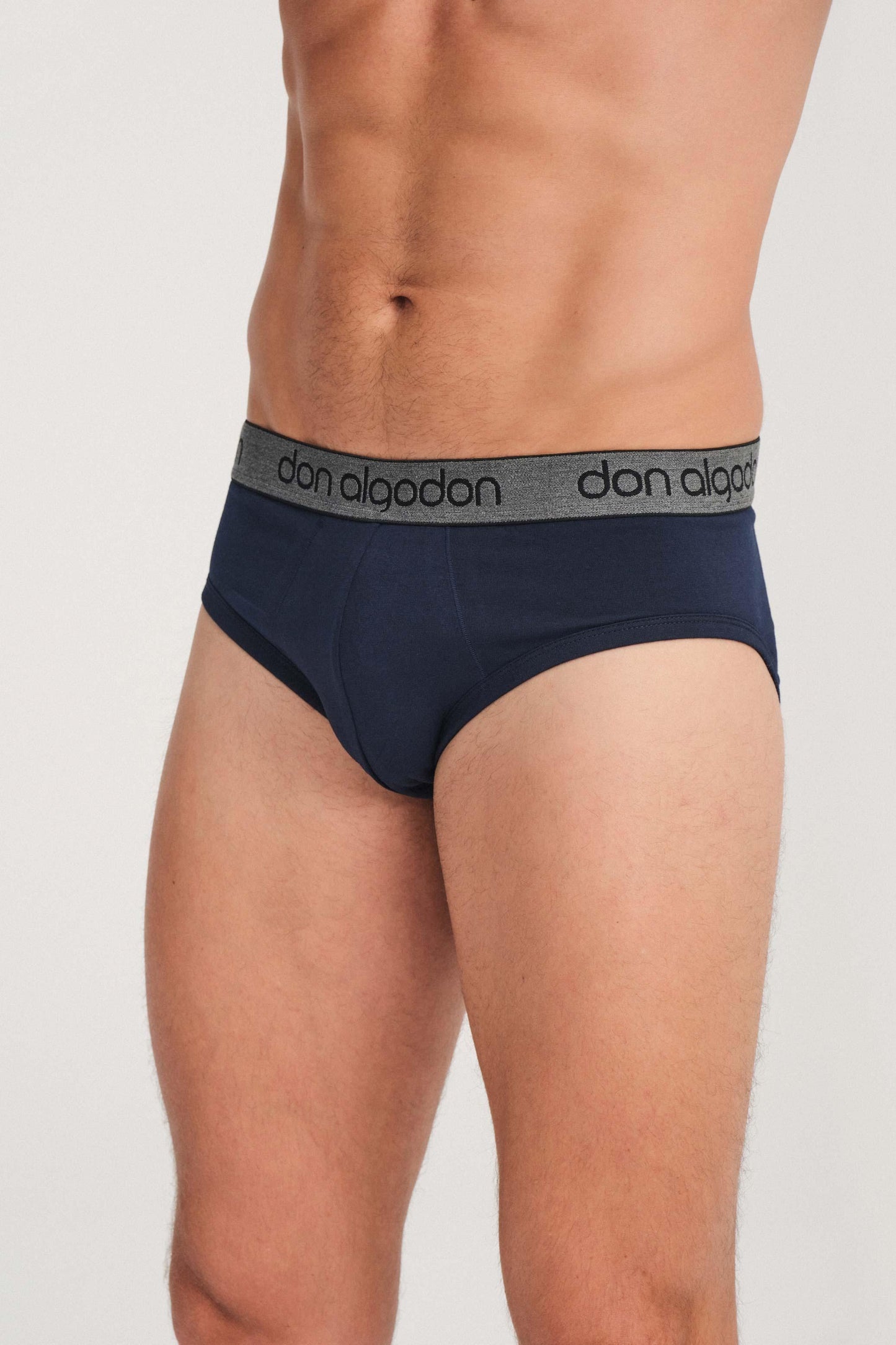 Don Algodon | Pack 6 Slips para Hombre | Lisos y Rayas | Transpirables - Underwear Essentials
