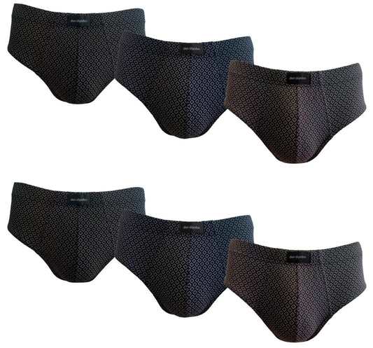 Don Algodon Premium | Pack 6 Slips para Hombre | Estampados | Transpirables - Underwear Essentials