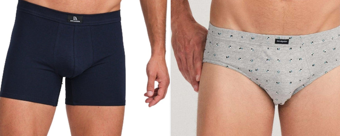 Bóxer vs Slip Don Algodón - Comparativa de ropa interior masculina en modelos reales