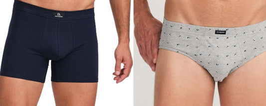 Bóxer vs Slip Don Algodón - Comparativa de ropa interior masculina en modelos reales