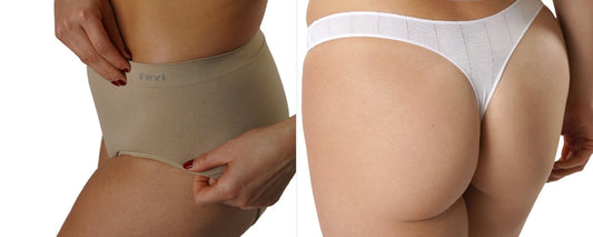 Guía de braguitas y tangas sin costuras Fevi para mujer