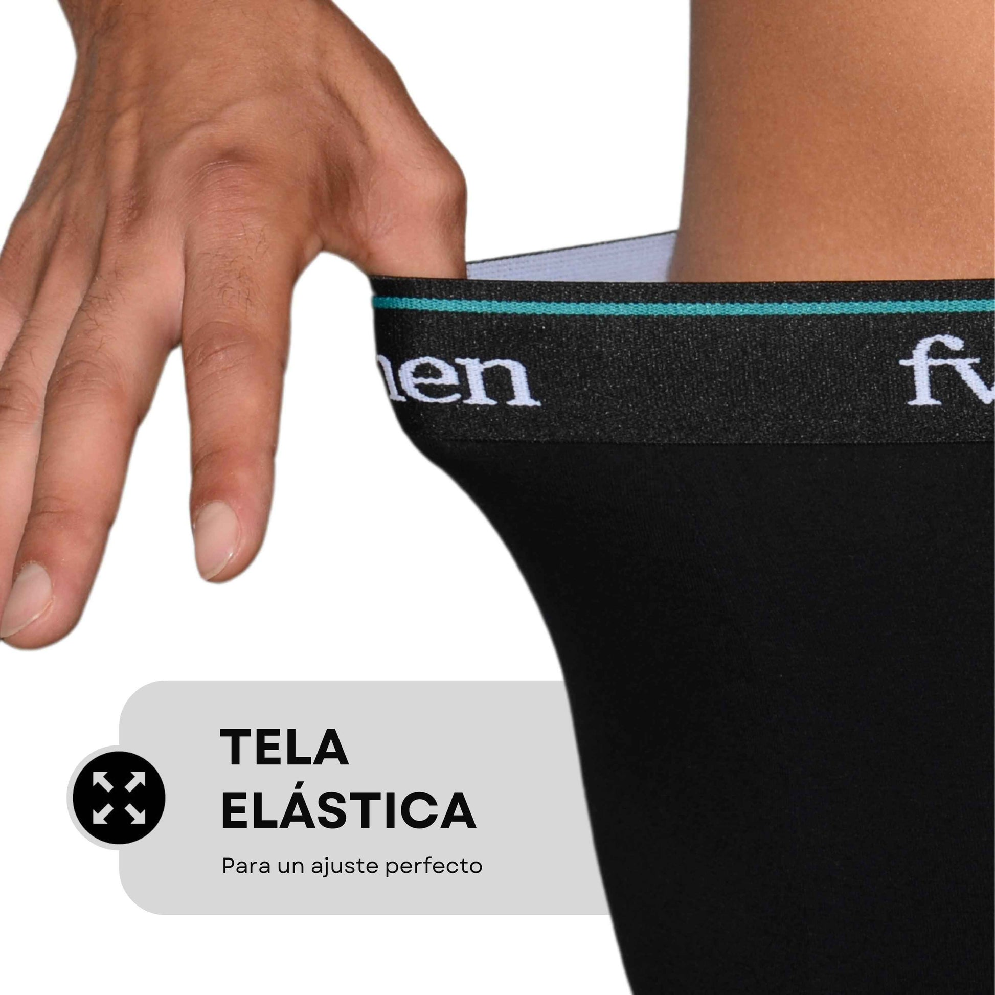 FEVI | Pack 6 Boxers para Hombre Liso y Estampado | Transpirables