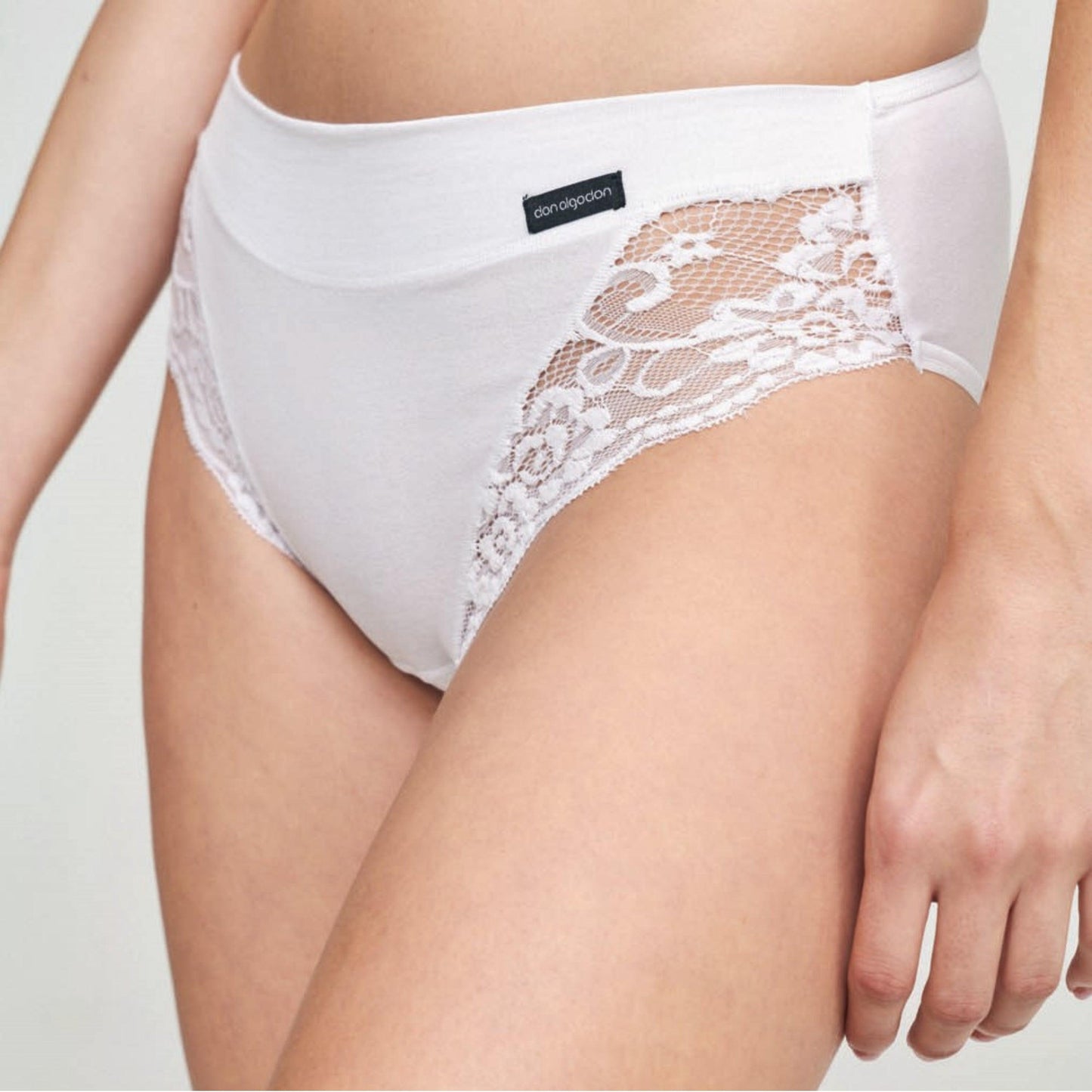 Don Algodon | Pack de 6 Bragas Bikini con Encaje Lateral | Transpirables - Underwear Essentials