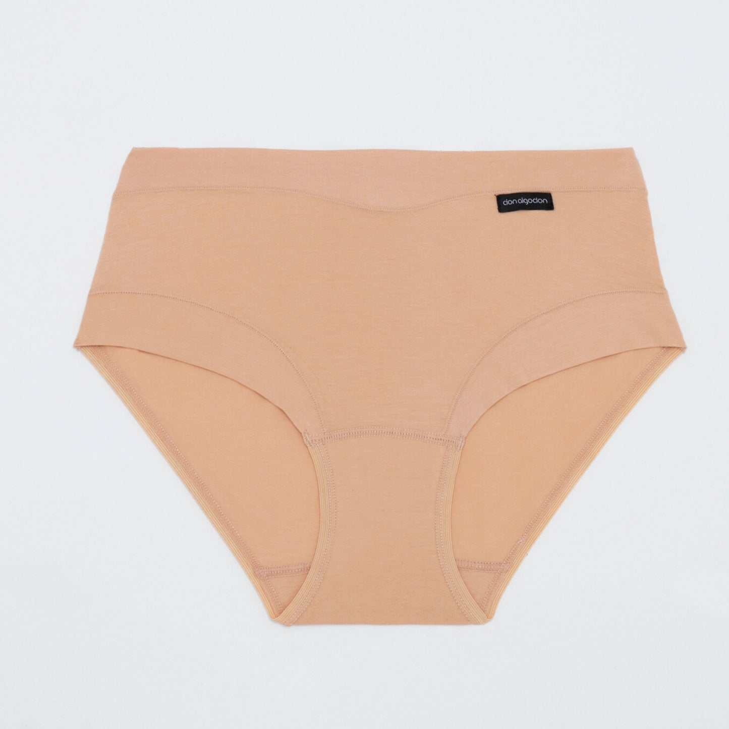 DON ALGODON | Pack de 6 Braguitas Tiro Alto de Algodón | Suaves y Cómodas | Cintura Elástica