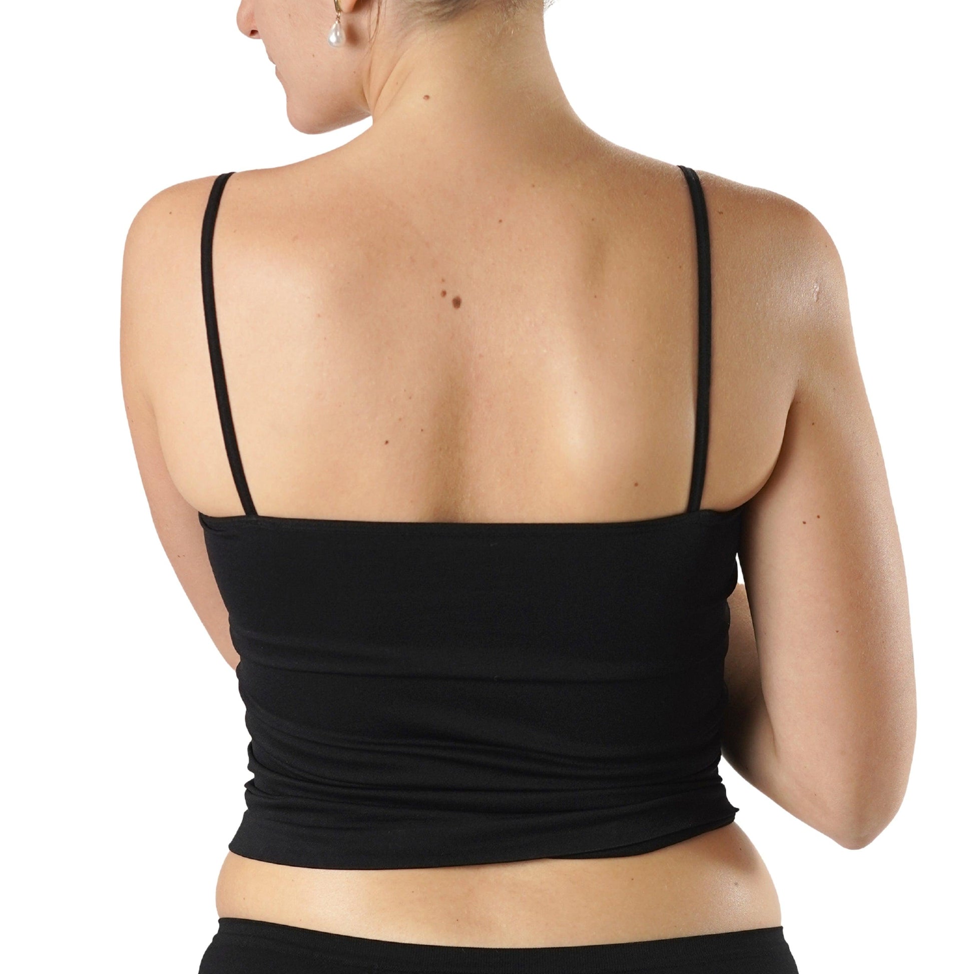 FEVI | Pack de 6 Camisetas de Tirantes en 1 o 3 Colores: Blanco, Negro, Beige | Talla Única de la S a la L - Underwear Essentials