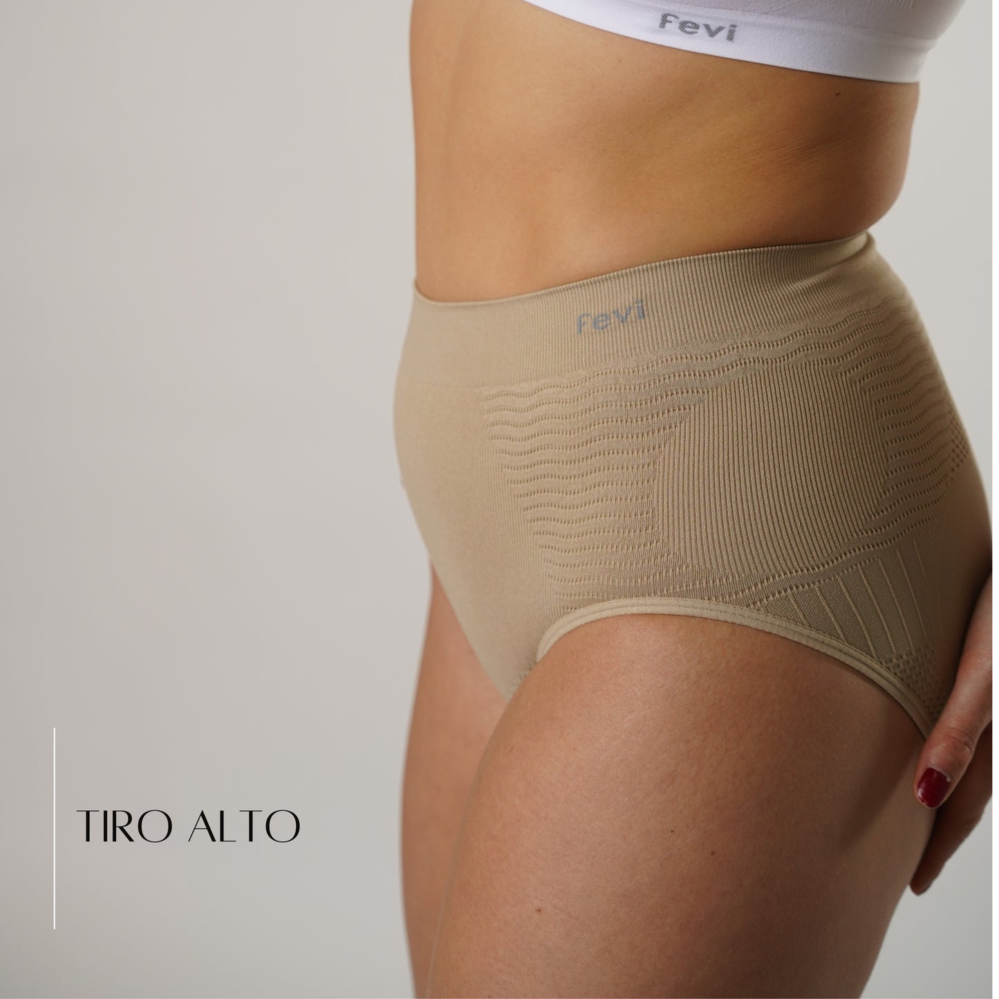 FEVI Pack 6 Bragas Faja Tiro Alto Mujer, Compresoras Push Up, Moldeadoras Vientre Plano, Sin Costuras, Alta Elasticidad, Ropa Interior Suave y Cómoda