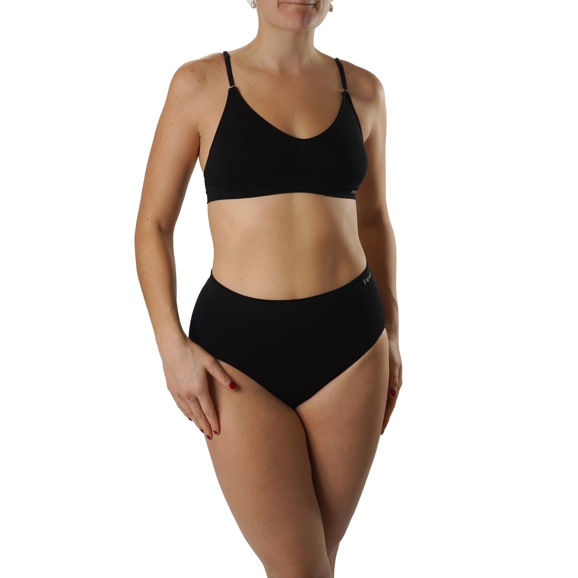 FEVI Pack de 3 Braguitas Mujer Sin Costuras Tiro Medio-Alto | Lencería Cómoda, Suave y Transpirable | Acabado Fino Que No Marca