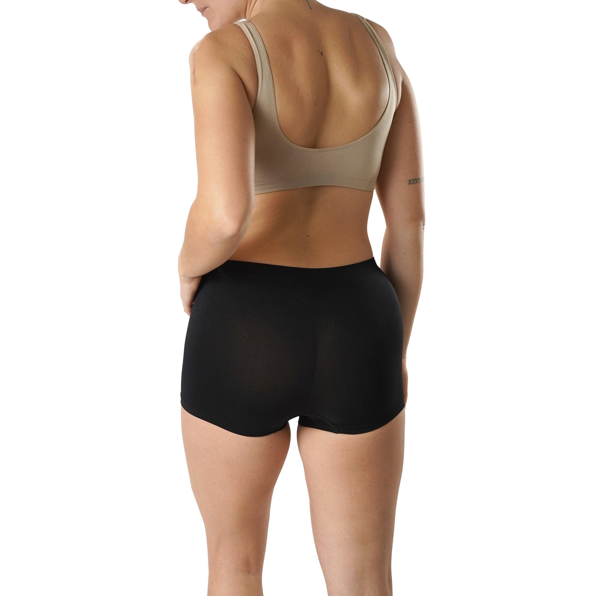 FEVI | Pack de 12 Culottes en 1 o 3 colores diferentes: Negro, Blanco y Beige | Talla única - Underwear Essentials