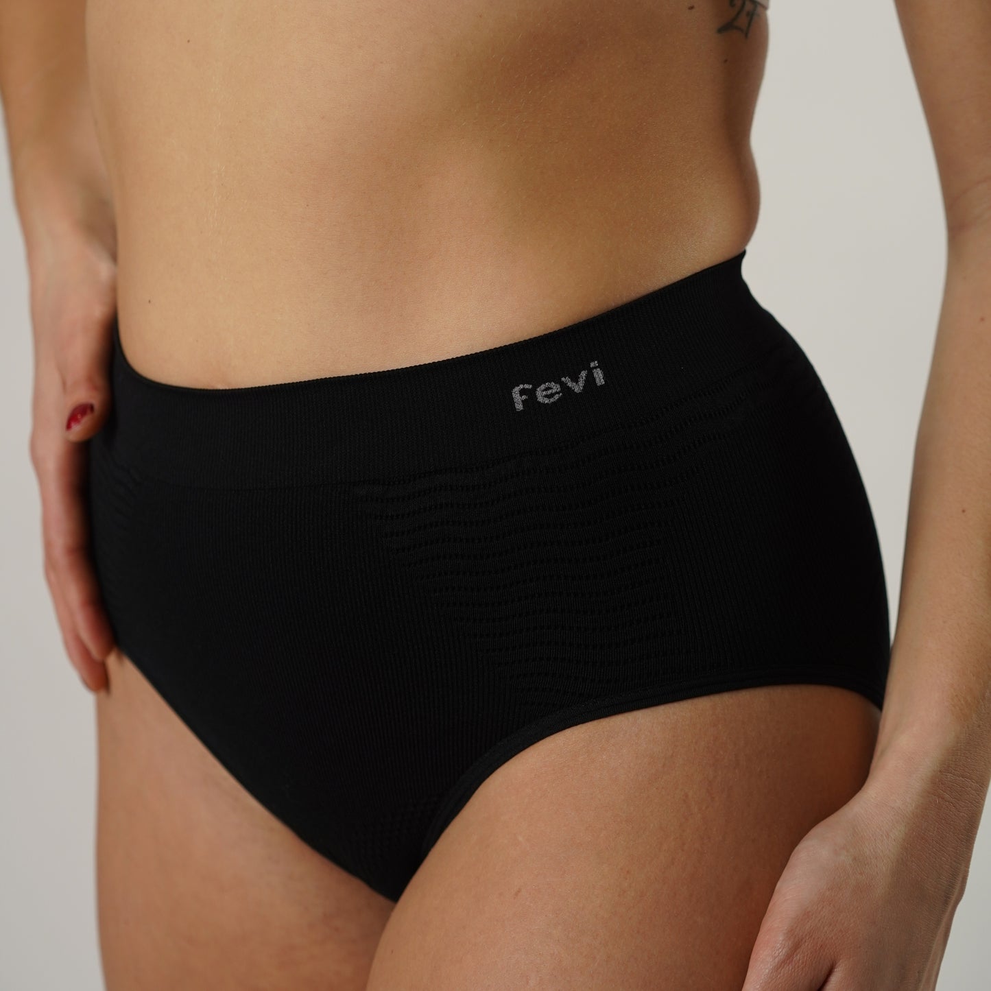 FEVI Pack 3 Bragas Faja Tiro Alto Mujer, Compresoras Push Up, Moldeadoras Vientre Plano, Sin Costuras, Alta Elasticidad, Ropa Interior Suave y Cómoda