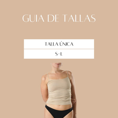 FEVI | Pack de 6 Camisetas de Tirantes en 1 o 3 Colores: Blanco, Negro, Beige | Talla Única de la S a la L - Underwear Essentials