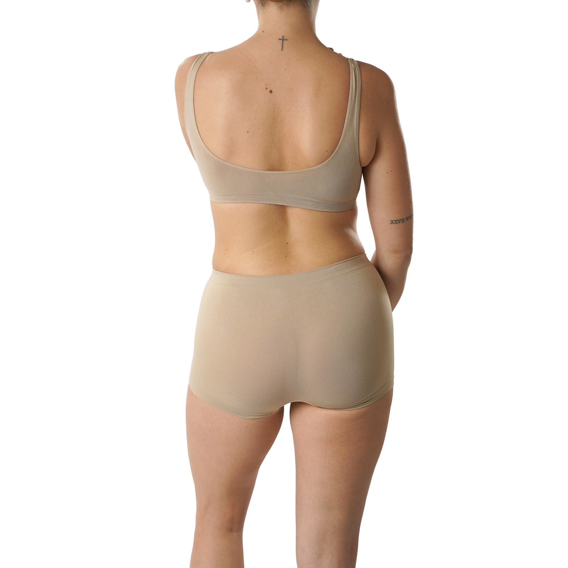 FEVI | Pack de 12 Culottes en 1 o 3 colores diferentes: Negro, Blanco y Beige | Talla única - Underwear Essentials