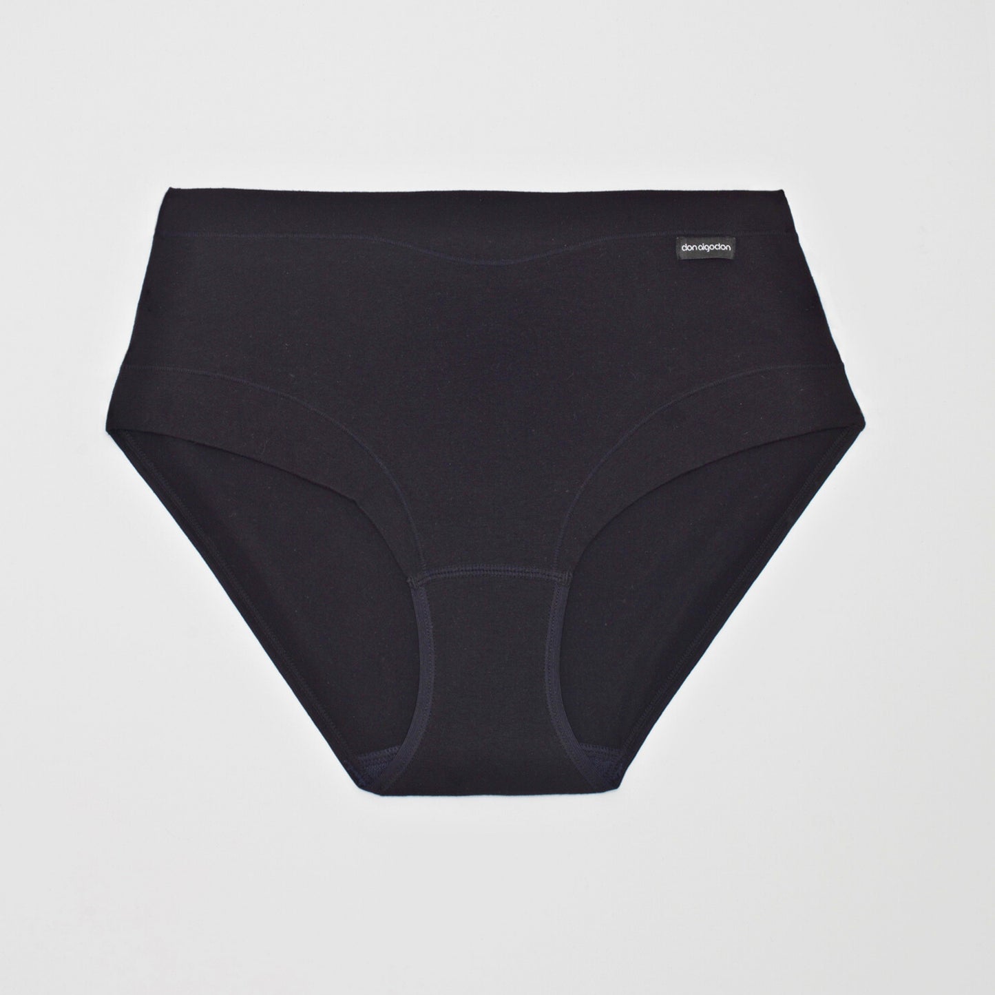 DON ALGODON | Pack de 6 Braguitas Tiro Alto de Algodón | Suaves y Cómodas | Cintura Elástica