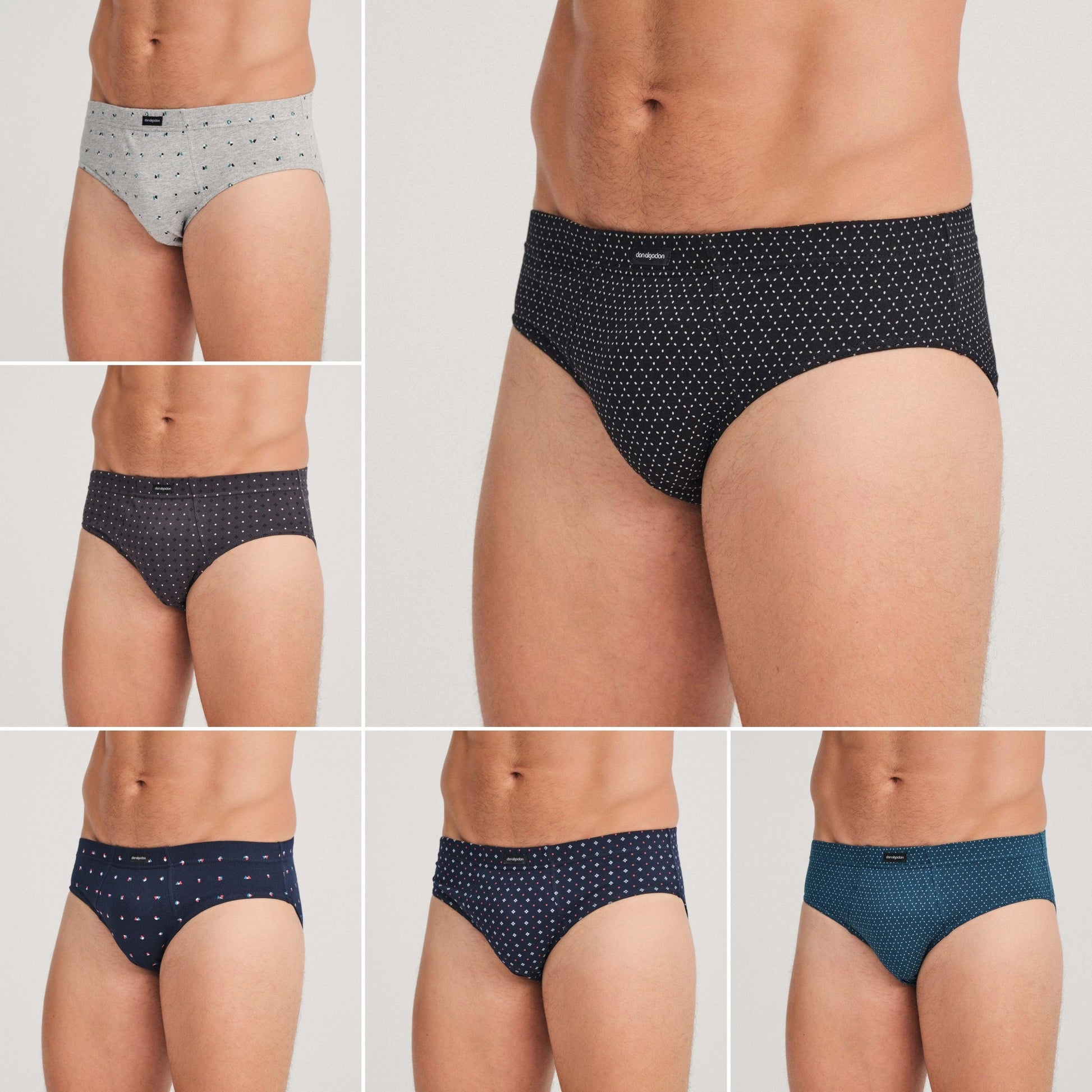 Don Algodón Premium | Pack de 6 Slips Para Hombres | 100% Algodón | Máxima Calidad - Underwear Essentials