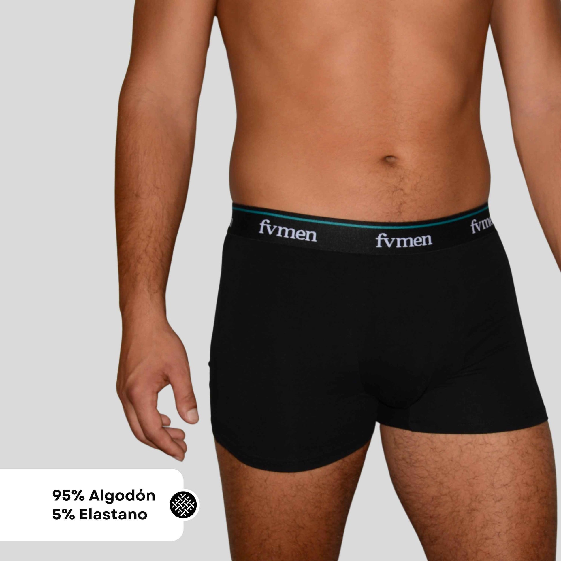 FEVI | Pack 6 Boxers para Hombre Liso y Estampado | Transpirables