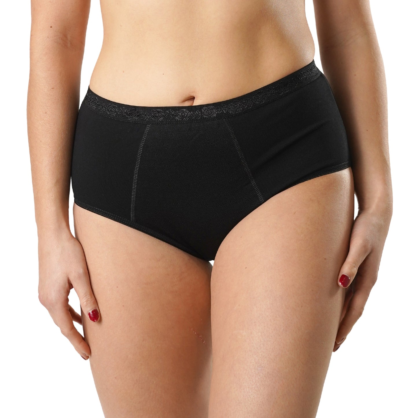 FEVI | Pack de 8 Bragas Tiro Alto | 4 Colores Diferentes: Negro, Beige, Cava y Blanco | 95% Algodón | Estampado Elegante | Cintura Elástica