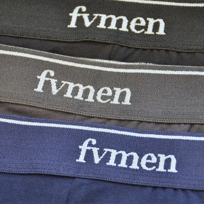 FEVI | Pack de 6 Boxers | 95% Algodón | 3 Lisos y 3 Estampados | Colores : Negro, Gris y Marino | Transpirables - Underwear Essentials