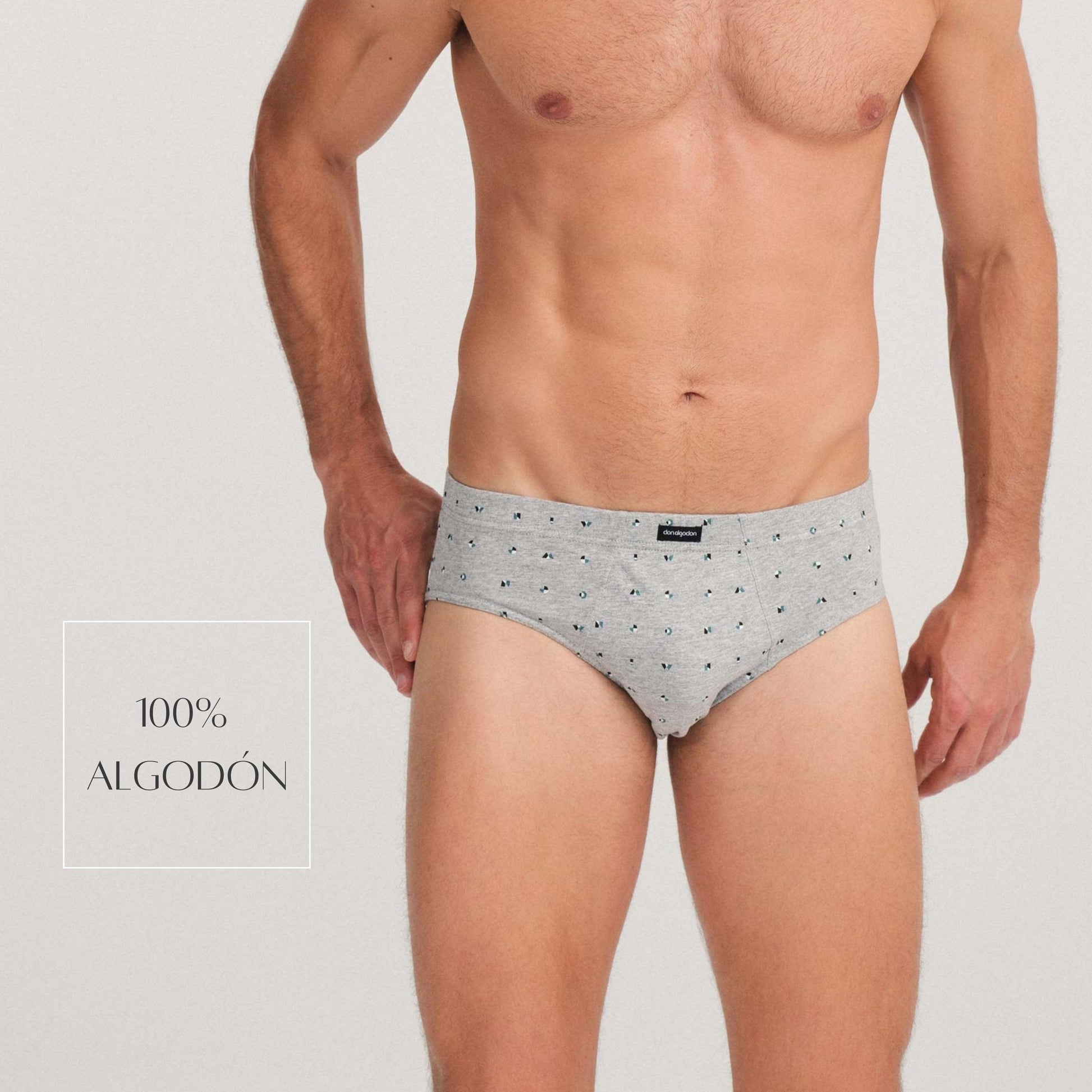 Don Algodón Premium | Pack de 6 Slips Para Hombres | 100% Algodón | Máxima Calidad - Underwear Essentials