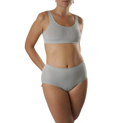 Pack 12 Braguitas Mujer Sin Costuras Tiro Medio-Alto | Lencería Cómoda, Suave y Transpirable | Acabado Fino Que No Marca