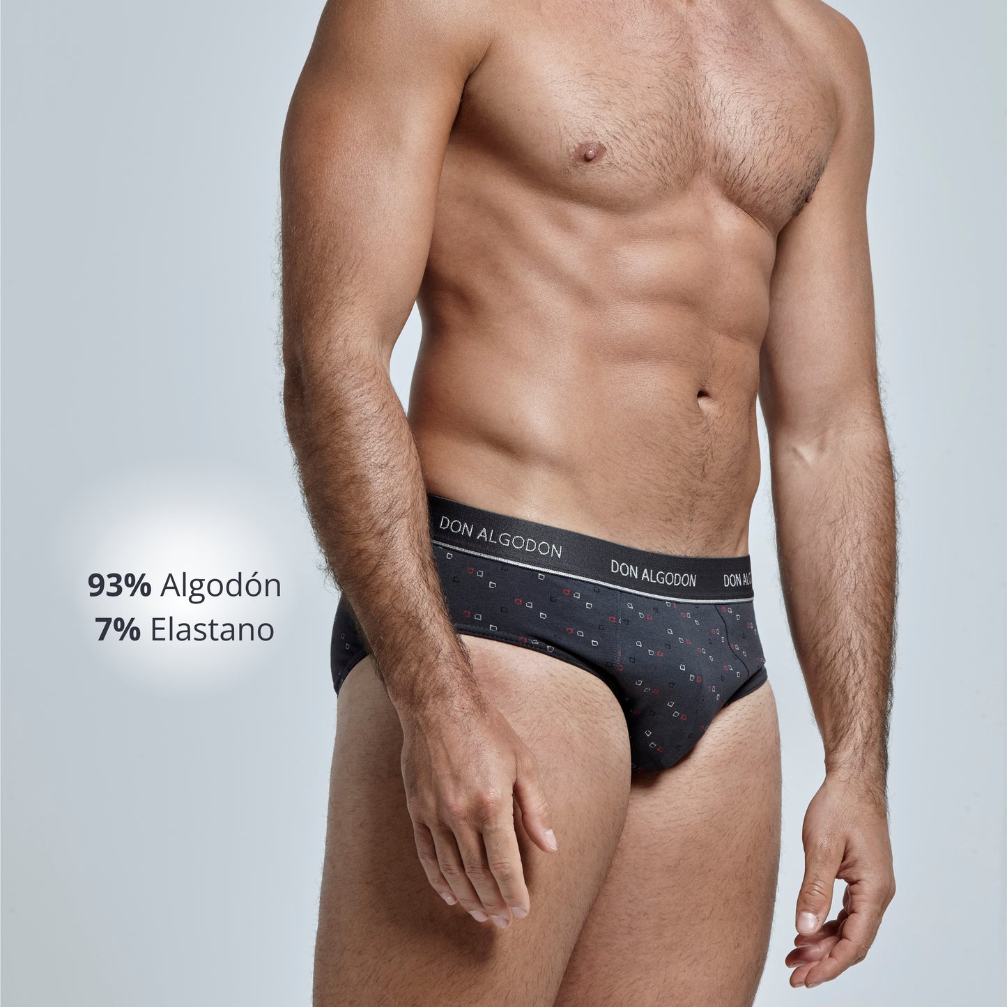 Don Algodon Pack 12 Slips Hombre Suaves | Transpirables y Resistentes | 6 Slips lisos y 6 Slips estampados