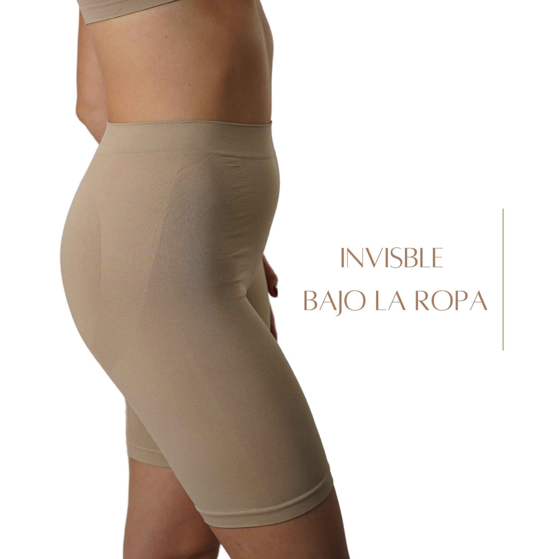 FEVI | Pack de 3 Fajas Color Beige | Estilizadoras y Reductoras | Invisible Bajo la Ropa | 2 Tallas Diferentes: G y SG