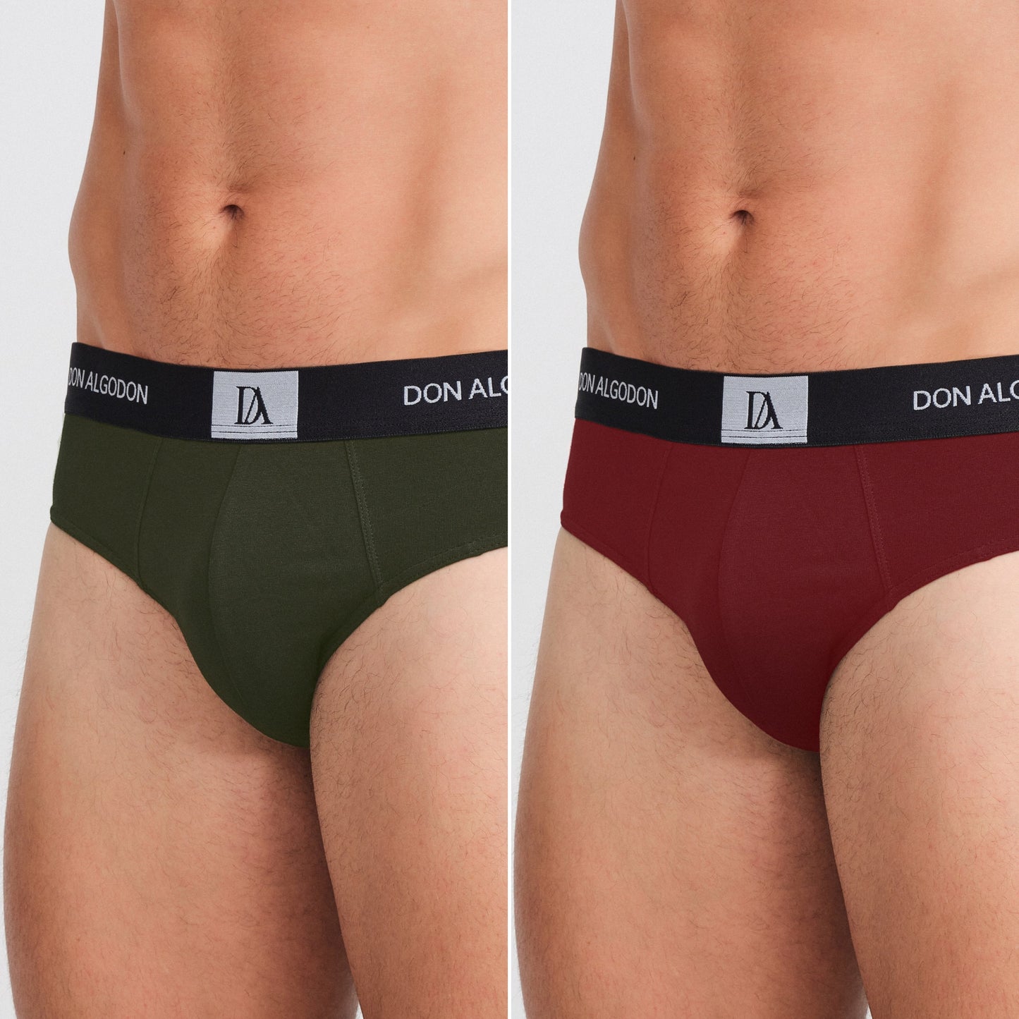 DON ALGODON | Pack de 12 Slips Para Hombre | Cintura Elástica | Cómodos y Transpirables | 6 Colores Diferentes | 5 Tallas: S, M, L, XL, XXL | 93% Algodón