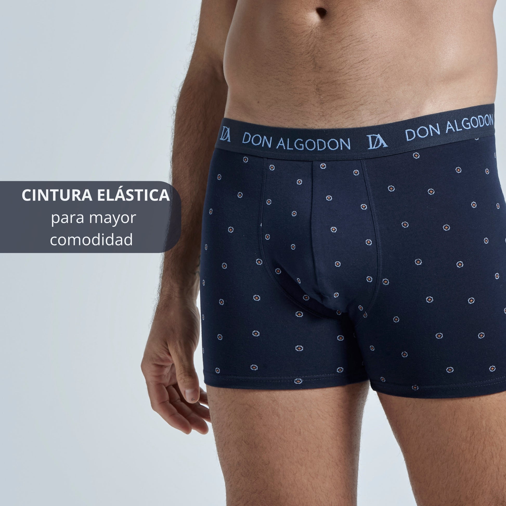 DON ALGODON Pack 12 Bóxers Hombre | Suaves y Transpirables | 2 Unidad por Color | 6 Estampados y 6 Lisos