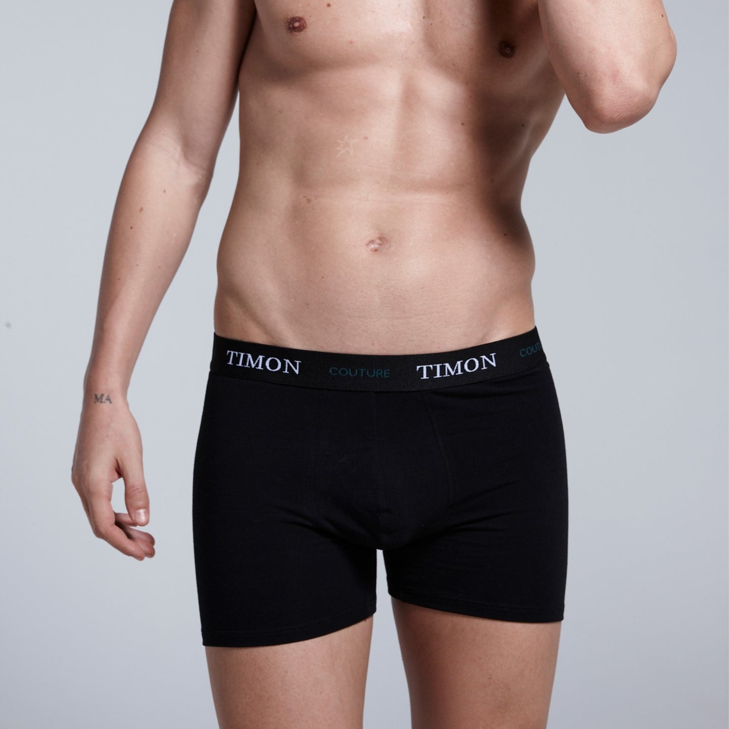 TIMON | Pack de 6 Boxers Para Hombre | 93 % Algodón | 3 Colores: Negro, Marino, Verde y 3 Estampados con Anclas| Cintura Elástica | Máximo Confort | 5 Tallas: S, M, L, XL, XXL