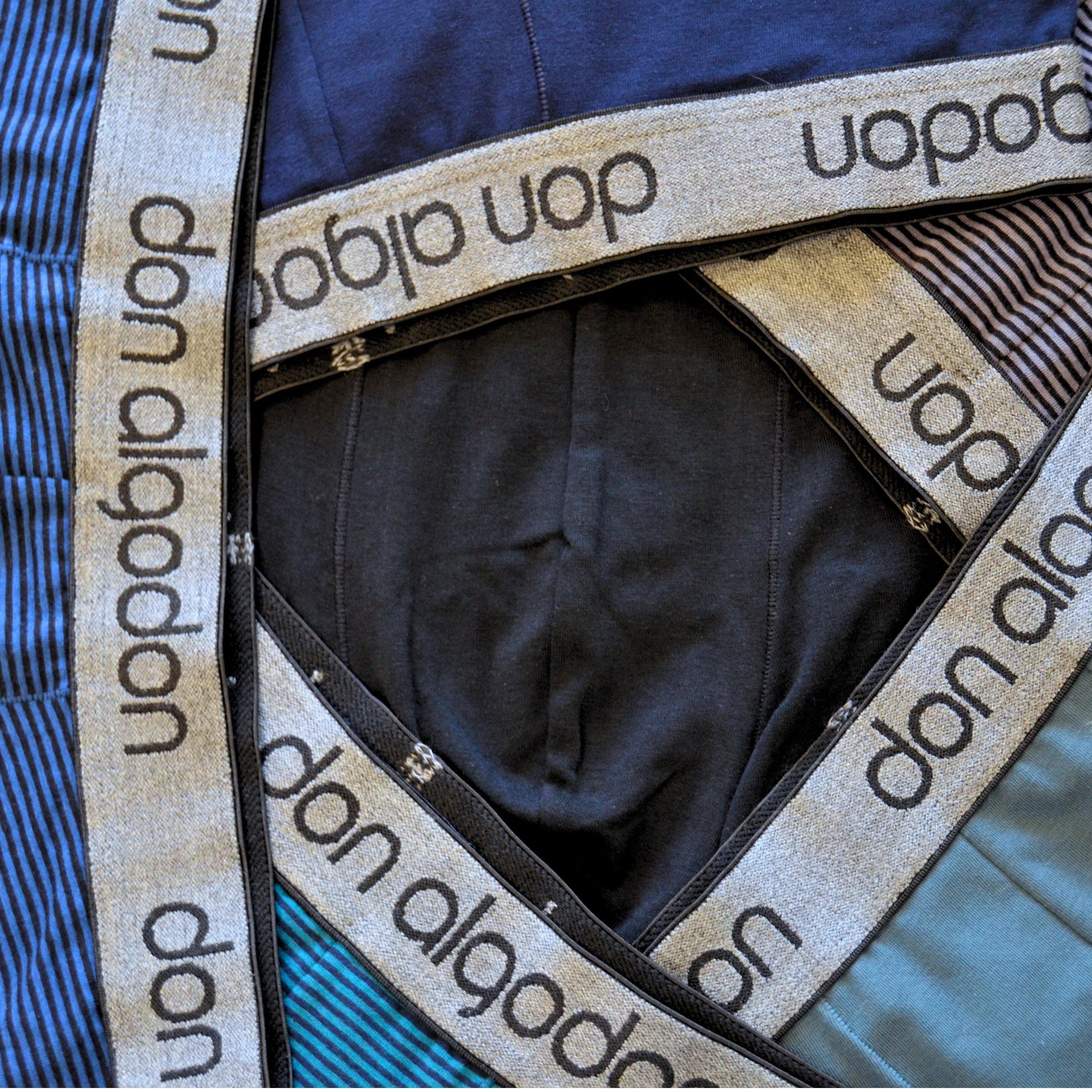 Don Algodon | Pack 6 Boxers Lisos y Rayas - Ajustables y cómodos para Uso Diario - Underwear Essentials