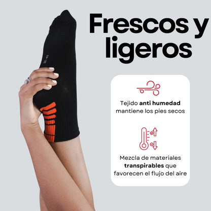 MVA | Pack de 3 Pares Surtidos de Calcetines Unisex Deportivos | Ricos en Algodón | Altos - Underwear Essentials