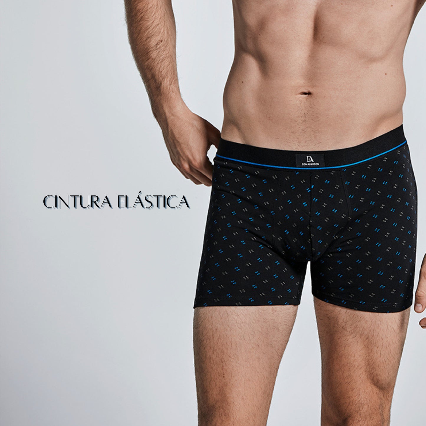 Don Algodon | Pack de 6 Boxers Para Hombre Lisos y Estampados | Suaves y Transpirables | 93% de Algodon | Maximo Confort | Para Uso Diario | 5 Tallas Disponibles
