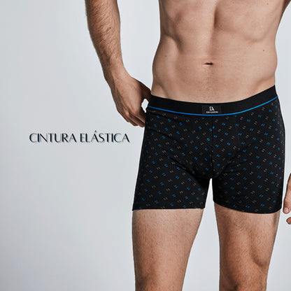Don Algodon | Pack de 6 Boxers Para Hombre Lisos y Estampados | Suaves y Transpirables | 93% de Algodon | Maximo Confort | Para Uso Diario | 5 Tallas Disponibles