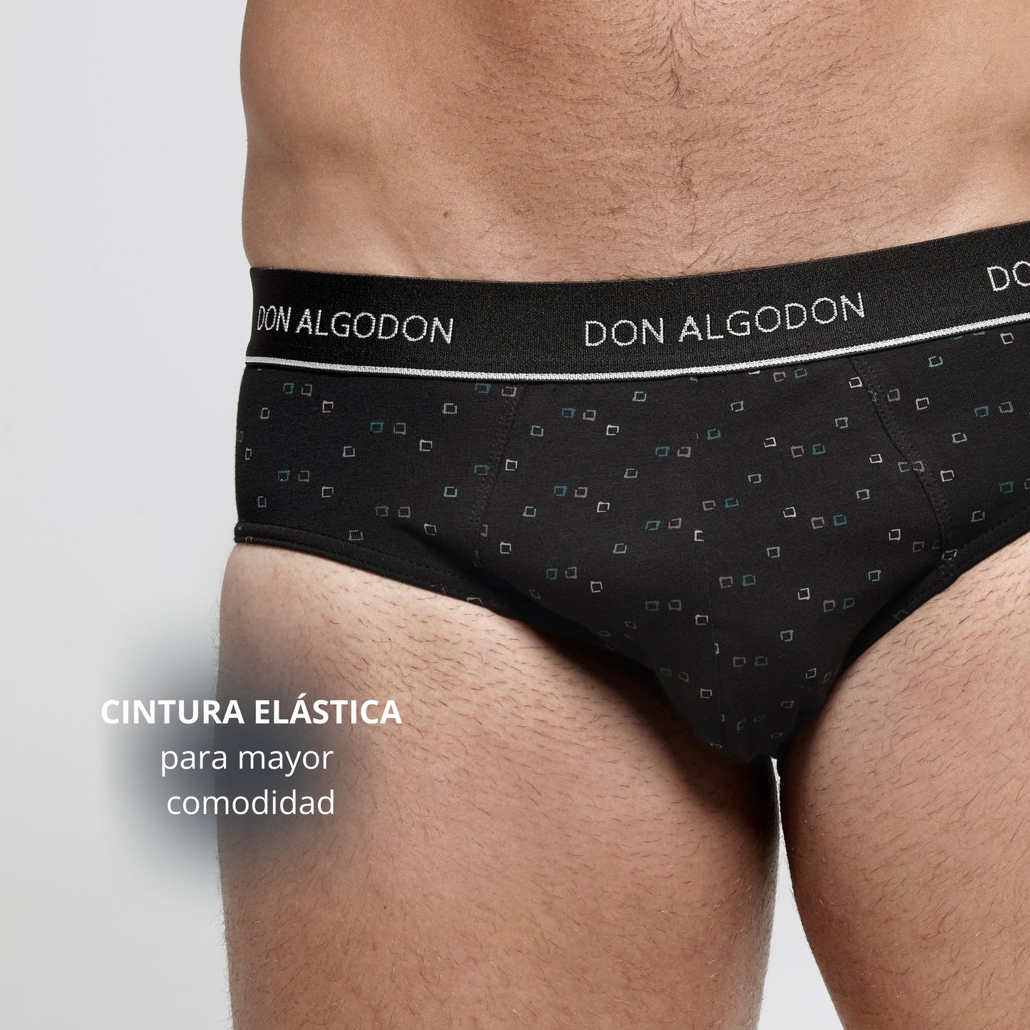 Don Algodon Pack 12 Slips Hombre Suaves | Transpirables y Resistentes | 6 Slips lisos y 6 Slips estampados