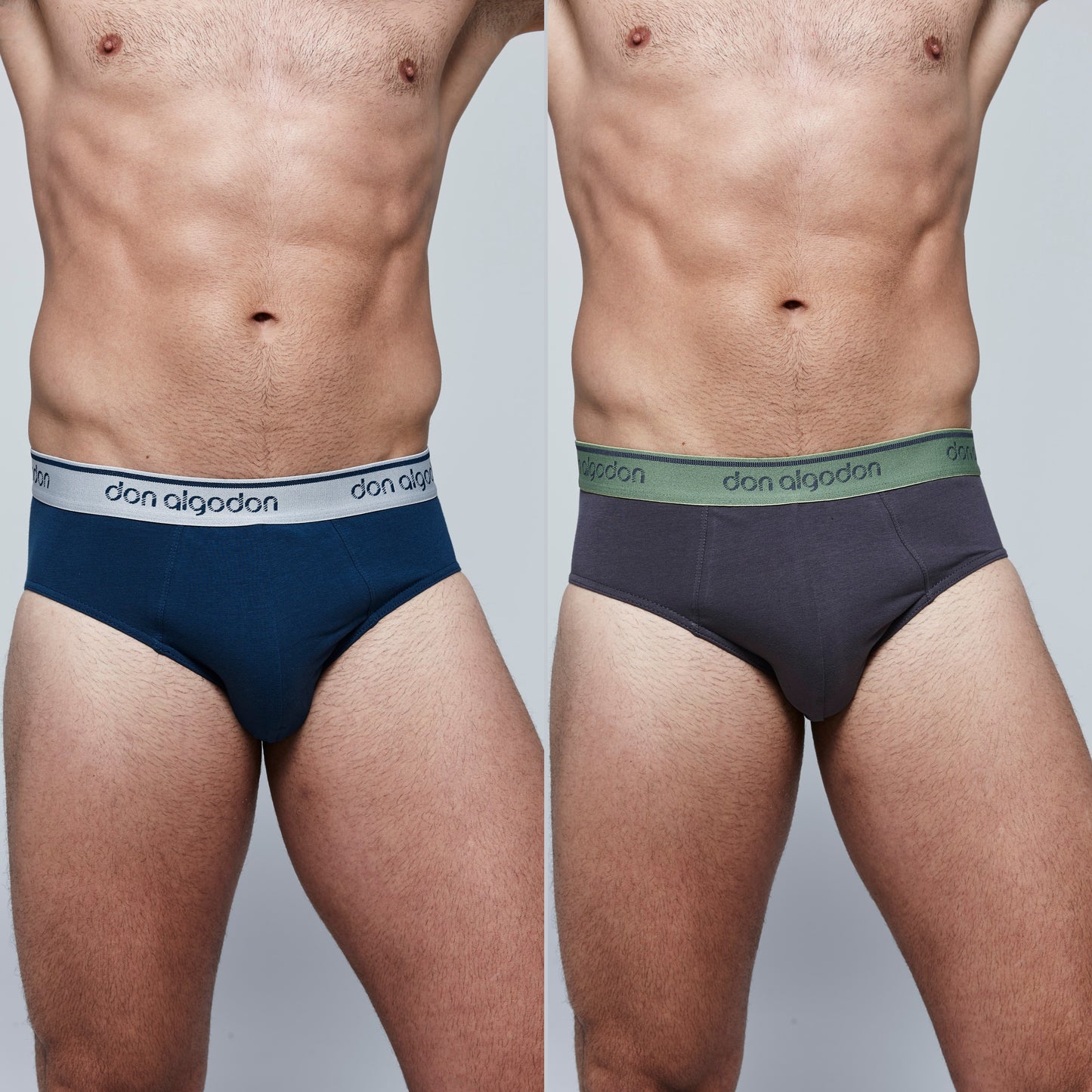 Don Algodon | Pack 12 Slips para Hombre | 6 Colores | Calidad y Suavidad Excepcionales