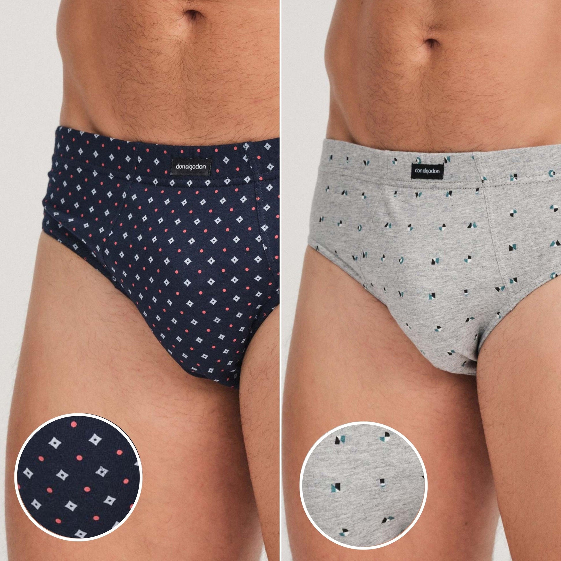 Don Algodón Premium | Pack de 6 Slips Para Hombres | 100% Algodón | Máxima Calidad - Underwear Essentials