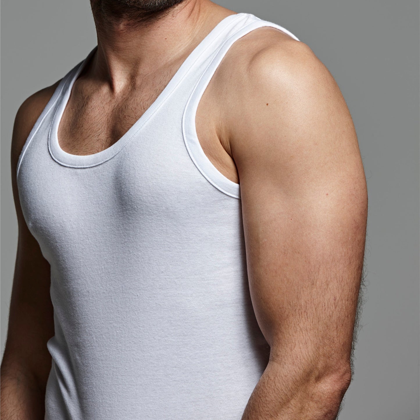 DON ALGODON | Pack de 3 Camisetas Interior de Tirantes Blanca | 100% Algodon | Transpirable | 4 Tallas | Se Adapta al Cuerpo | Suave y Confortable | Acabados Reforzados | Hilo Compacto