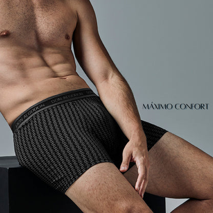 Don Algodon | Pack de 6 Boxers Para Hombre Lisos y Estampados | Suaves y Transpirables | 93% de Algodon | Maximo Confort | Para Uso Diario | 5 Tallas Disponibles