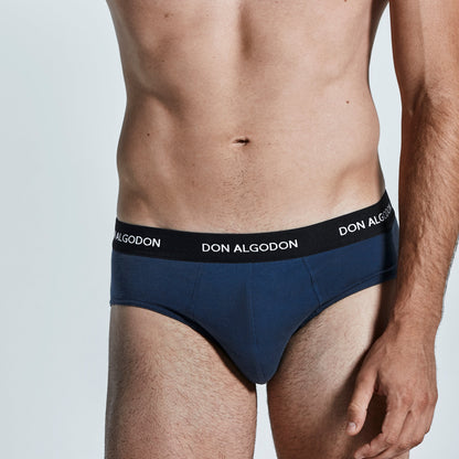 Don Algodon | Pack 12 Slips Hombre | Suaves Transpirables y Resistentes | Máxima Comodidad y Suavidad - Underwear Essentials