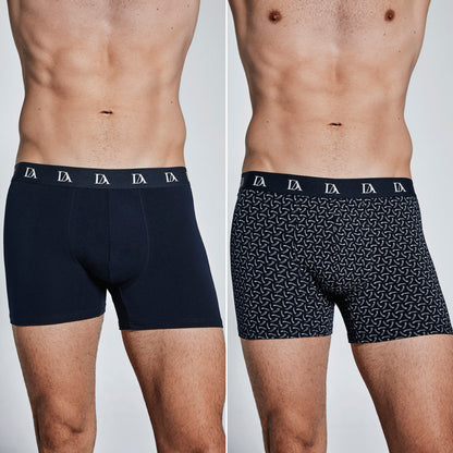 Don Algodon | Pack de 6 Boxers Para Hombre Lisos y Estampados | Suaves y Transpirables | 93% de Algodon | Maximo Confort | Para Uso Diario | 5 Tallas Disponibles