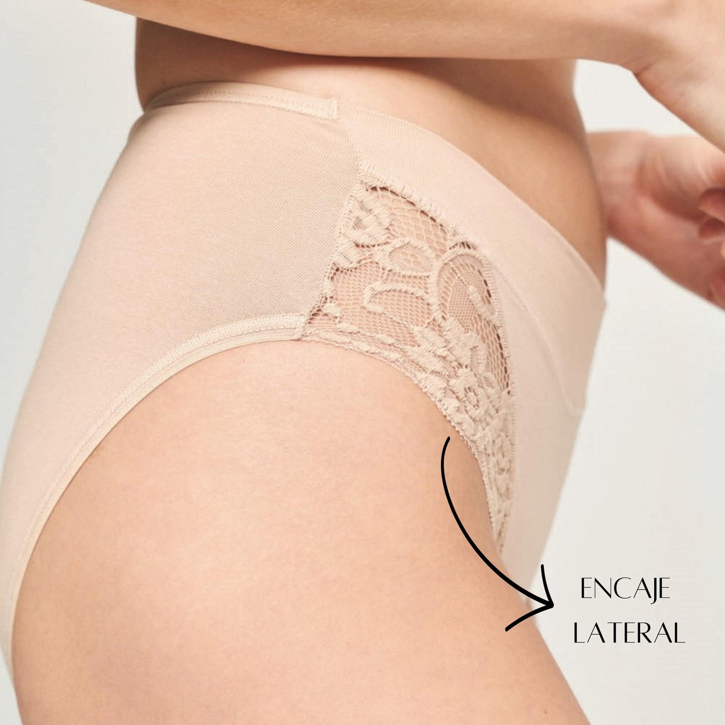 Don Algodon | Pack de 6 Bragas Bikini con Encaje Lateral | Transpirables - Underwear Essentials