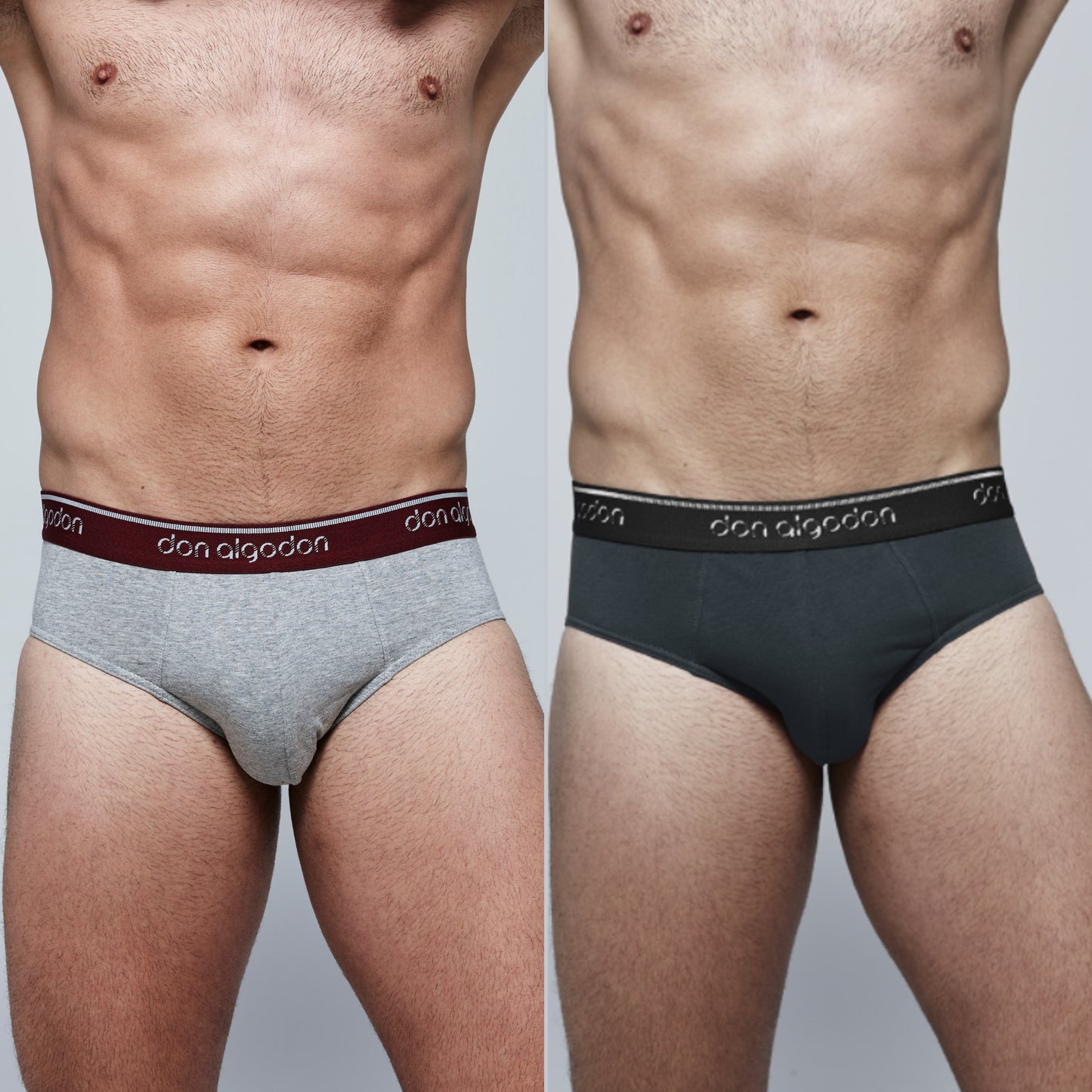 Don Algodon | Pack 12 Slips para Hombre | 6 Colores | Calidad y Suavidad Excepcionales
