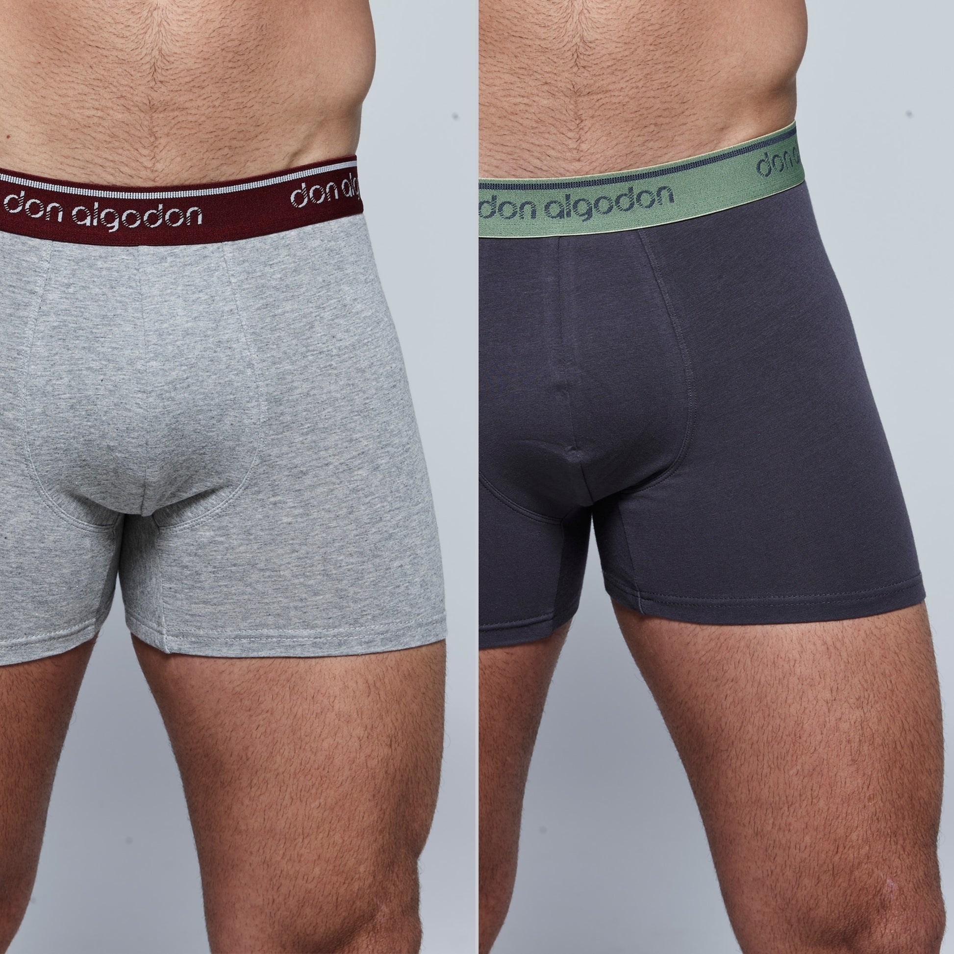 DON ALGODON | Pack de 6 Boxers Para Hombre | 95% Algodón | Transpirables | 6 Colores con Cintura Elástica| Cómodos y Elegantes - Underwear Essentials