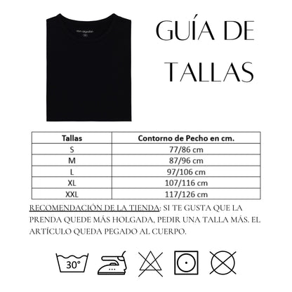 Don Algodon | 1 Camiseta Interior Negra Unisex | 100% Algodón - Underwear Essentials