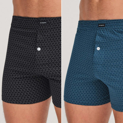 Don Algodón Premium | Pack de 6 Boxers Apertura con Botón Para Hombres | 100% Algodón | Transpirables | Máxima Calidad - Underwear Essentials