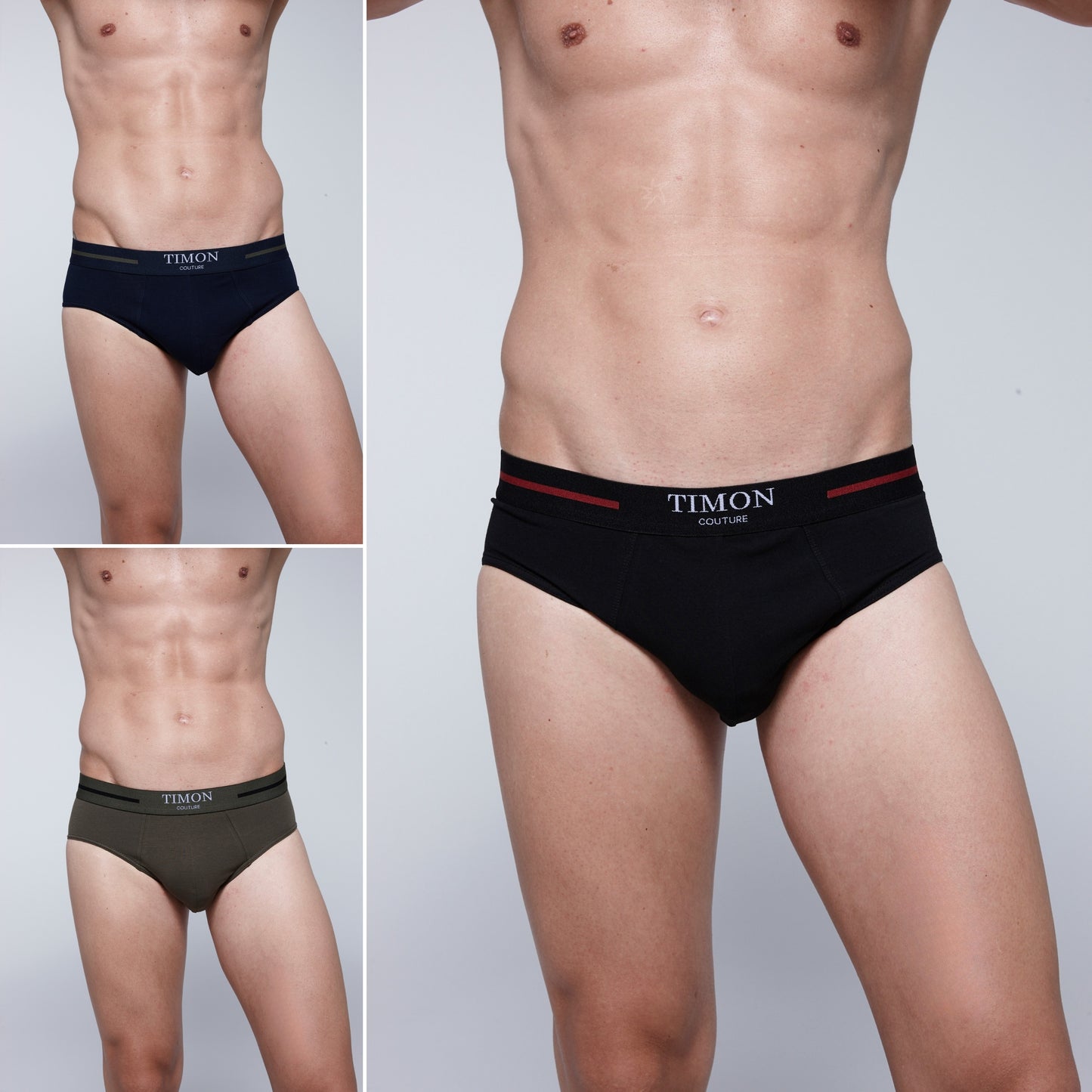 TIMON | Pack de 12 Slips Para Hombre | 93 % Algodón | 3 Colores: Negro, Marino, Verde | Cintura Elástica | Máximo Confort | 5 Tallas: S, M, L, XL, XXL