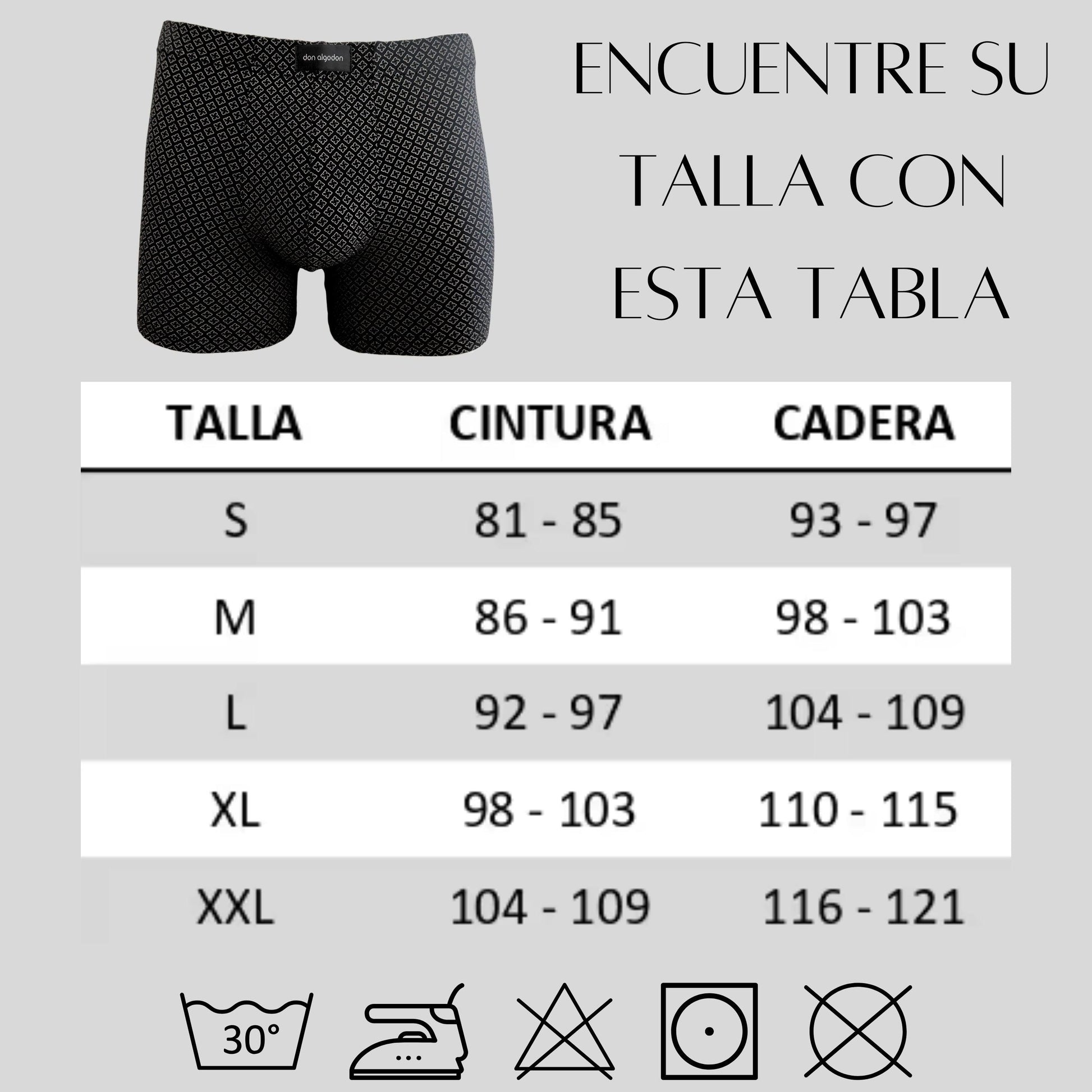 Don Algodon Premium | Pack 3 Boxers para Hombre | Algodón Suave y Transpirable - Underwear Essentials